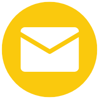Yellow Button with Mail Icon