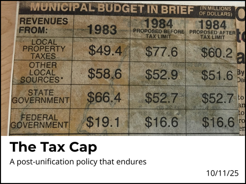 The Tax Cap