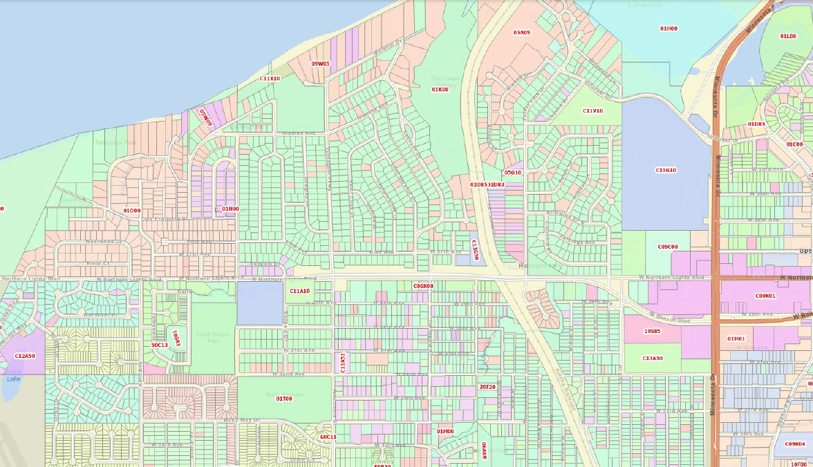 Turnagain Assessment System Map