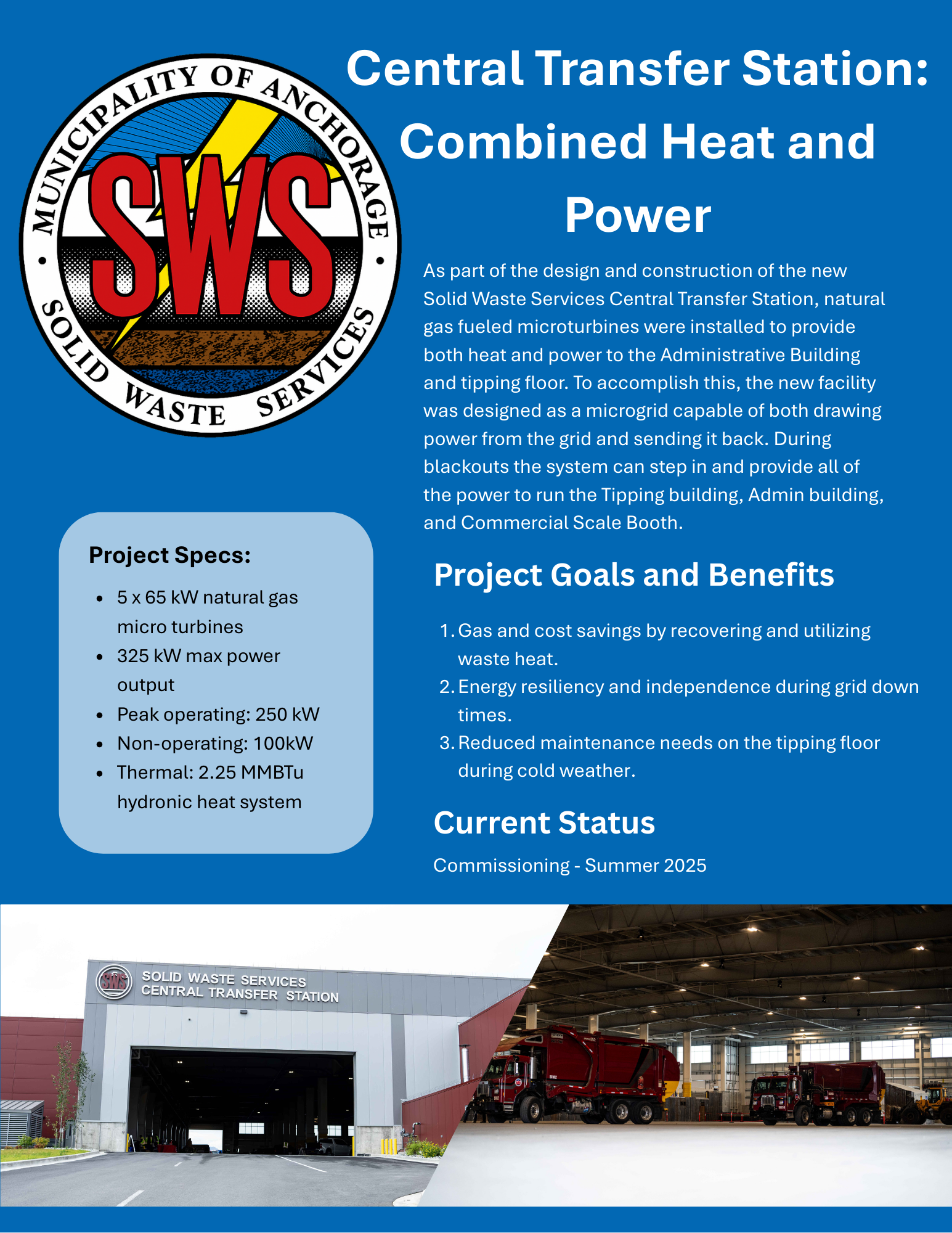 Fact Sheet: CTS Combined heat and power