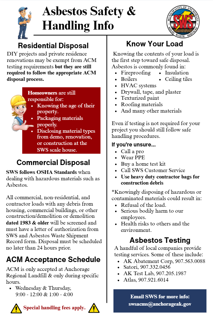 Asbestos Safety & Handling Info