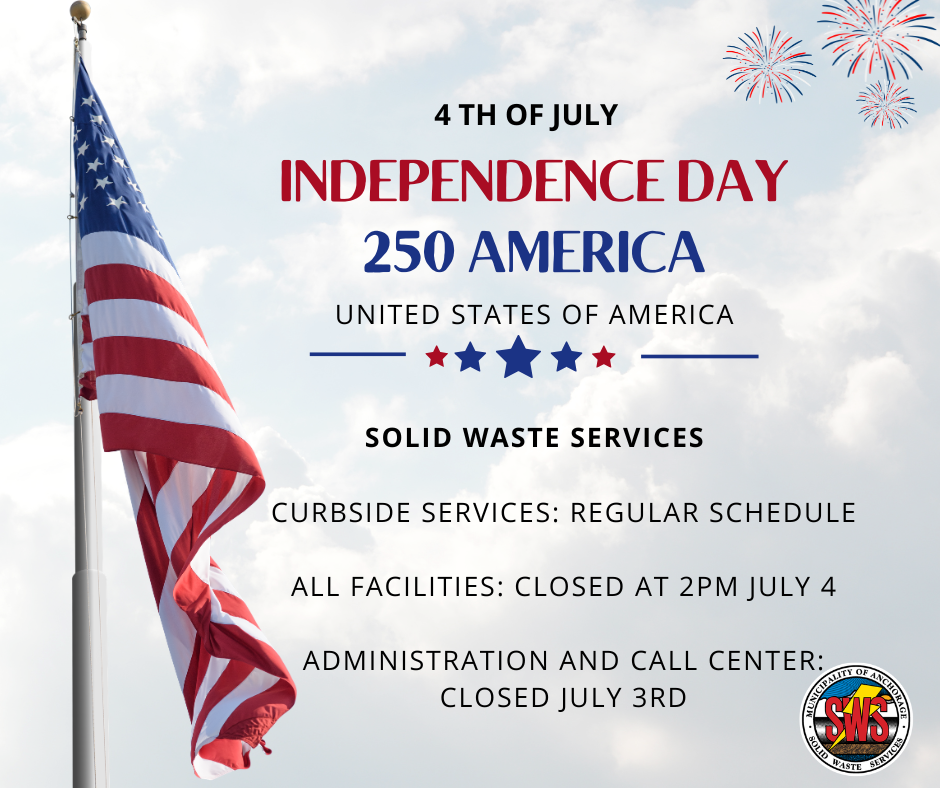 holiday hours open Friday except customer service and Admin. Fourth of July, all facilities close at 2pm.