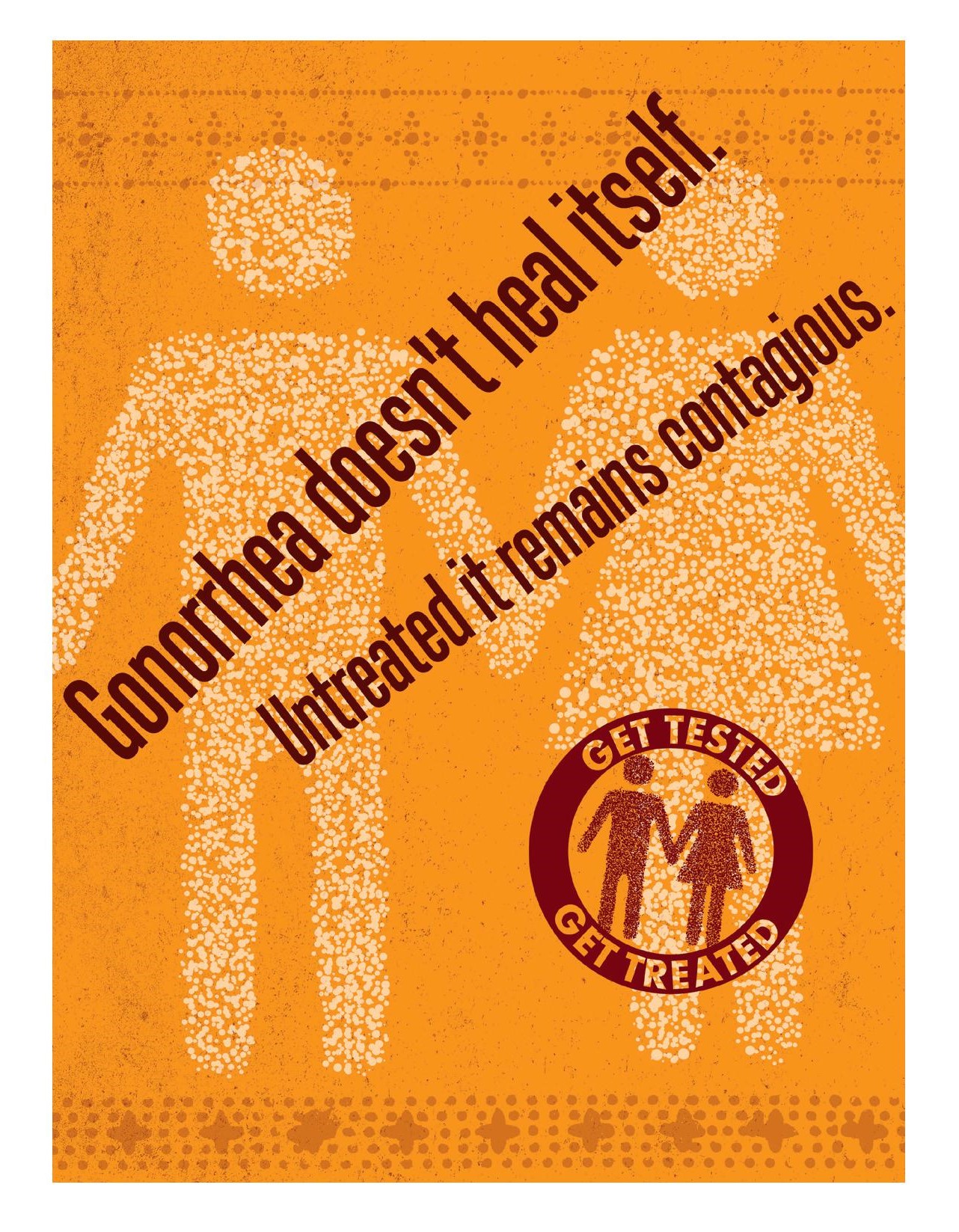 Gonorrhea doesn't heal itself