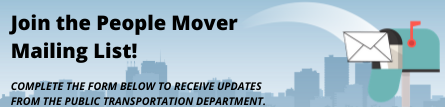Join the People Mover Mailing List